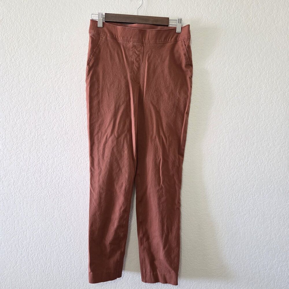 Spanx On The Go Ankle Pants Travel Friendly Workwear Slim Straight Fit Size M